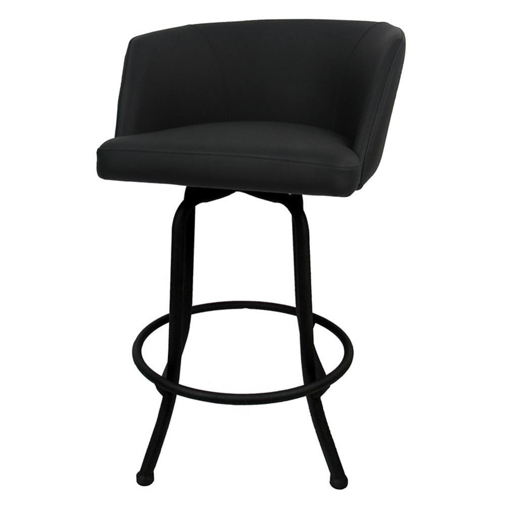 Winston Porter Ivette Swivel Upholstered Counter Extra Tall Stool