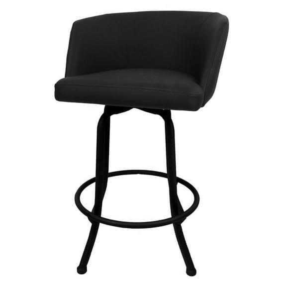 Winston Porter Ivette Swivel Upholstered Counter Extra Tall Stool