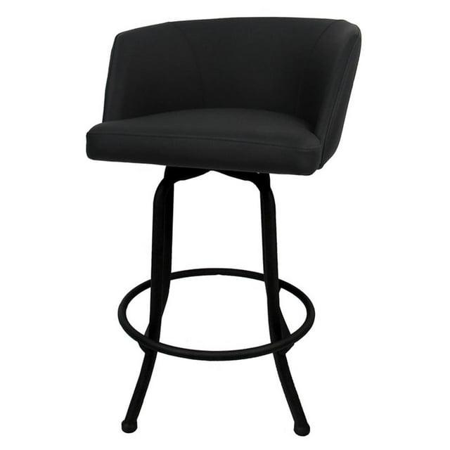 Winston Porter Ivette Swivel Upholstered Counter Extra Tall Stool