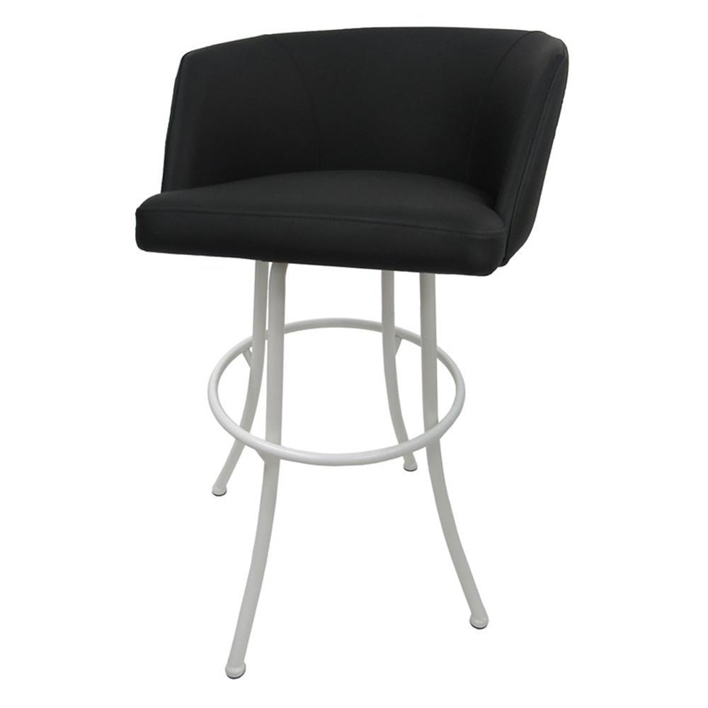 Winston Porter Ivette Swivel Upholstered Counter Extra Tall Stool