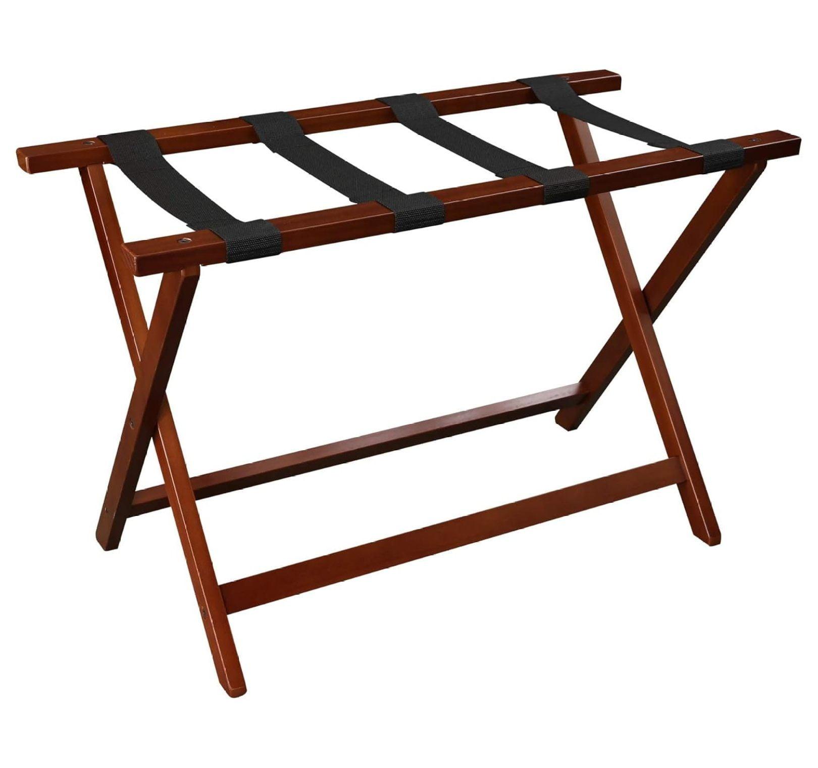 Heavy Duty 30" Extra Wide Luggage Rack - Walnut