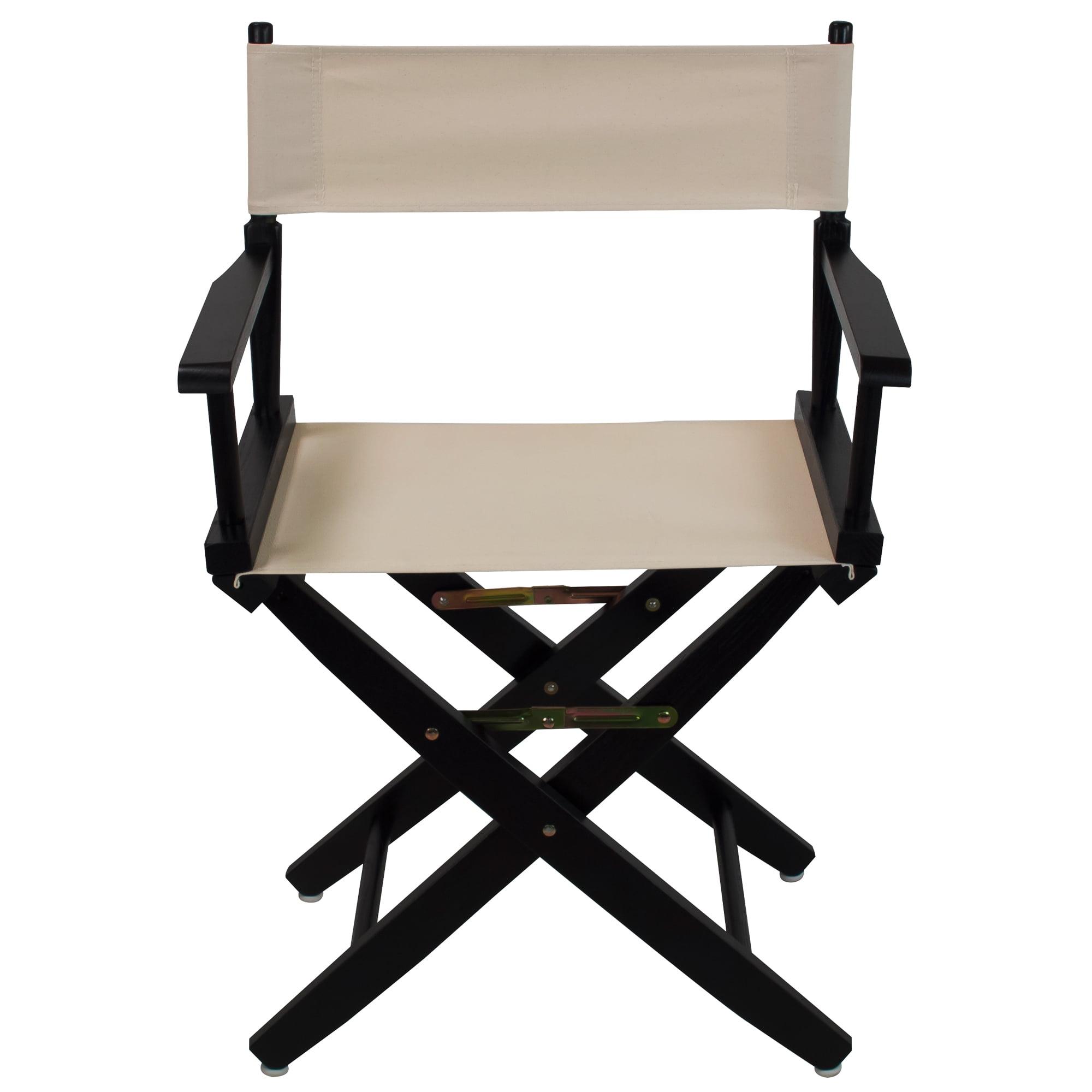 Extra-Wide Premium 18 in. Hardwoods Standard Height Directors Chair