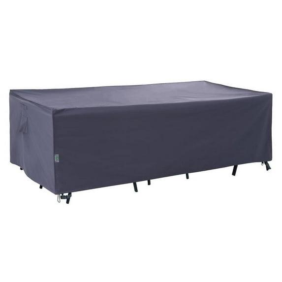 F&J Outdoors Premium Waterproof Outdoor Patio Rectangular Table Cover, 180" Wide