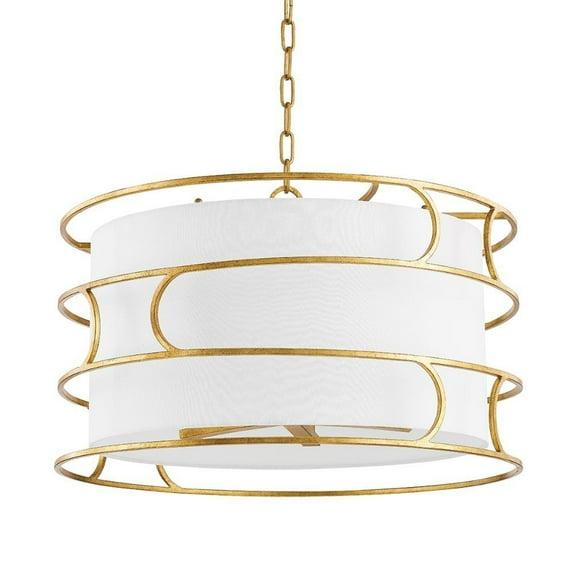 Troy Lighting Reedley 5 - Light Chandelier in  Vintage Gold Leaf