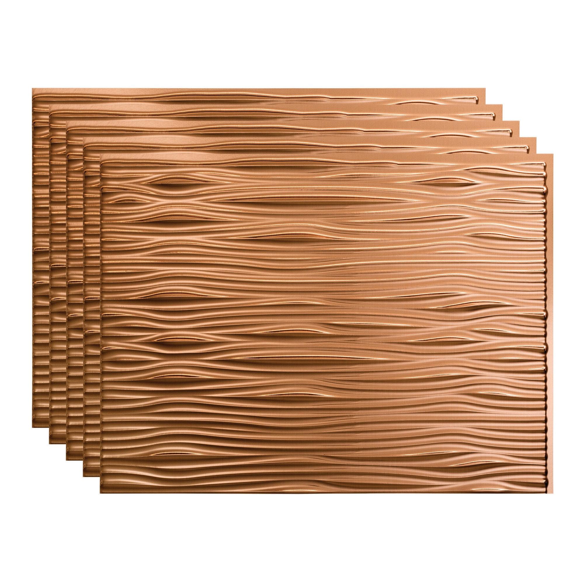 FASÄDE Waves Decorative Vinyl Backsplash 15 sq ft Kit