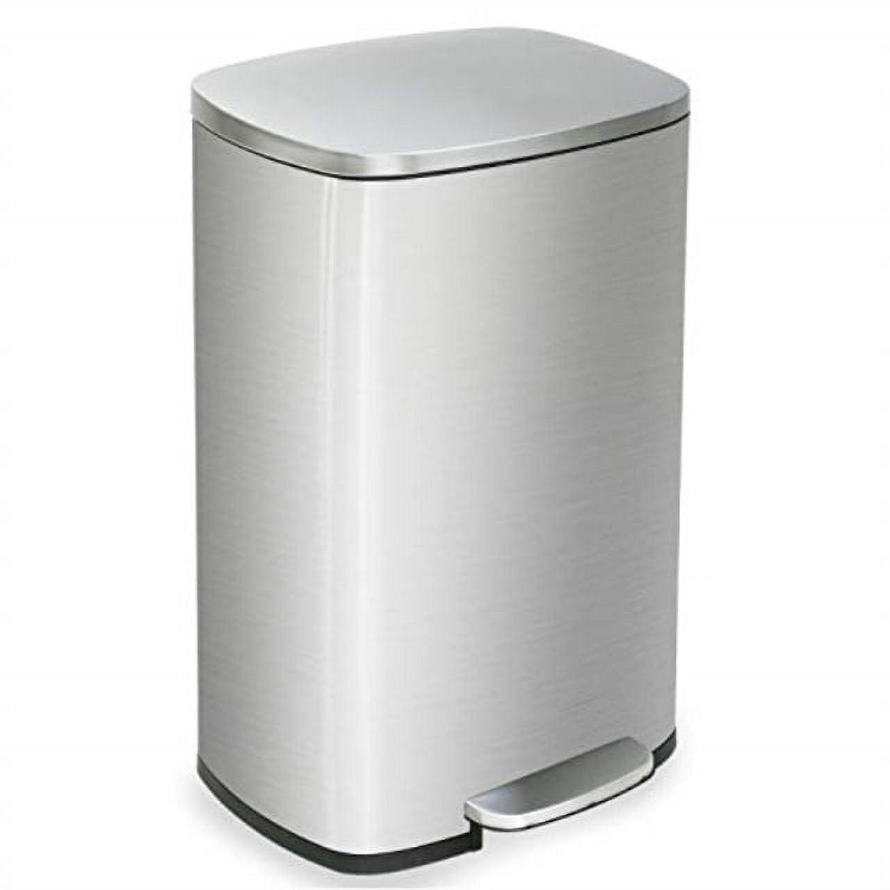 FDW Steel Step On Trash Can - 13 Gallons