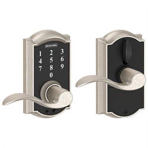 Schlage Touch Keyless Touchscreen Lever with Camelot Trim and Accent Lever