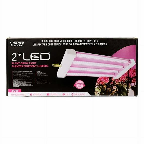 Feit Electric Grow Light 19W 2ft LED for Indoor Plants and Gardens, Full Spectrum Dual Bulb Grow Light, Energy Efficient, GLP24FS/19W/LED