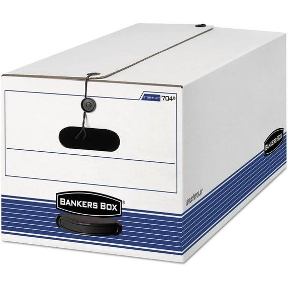 Bankers Box® FastFold Stor/File, Button Tie, Letter, 12 x 24 x 10, White, 12/Ctn                                                           & Reviews | Wayfair