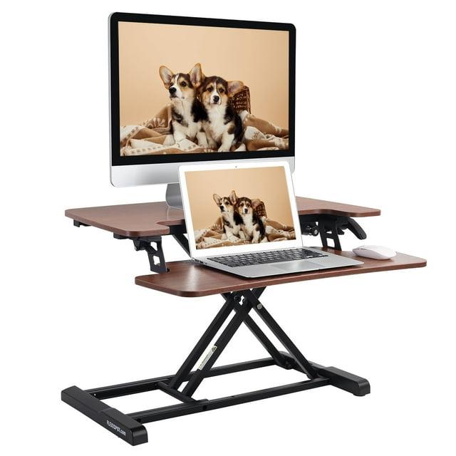 FlexiSpot Desk Converter with Removable Keyboard Tray