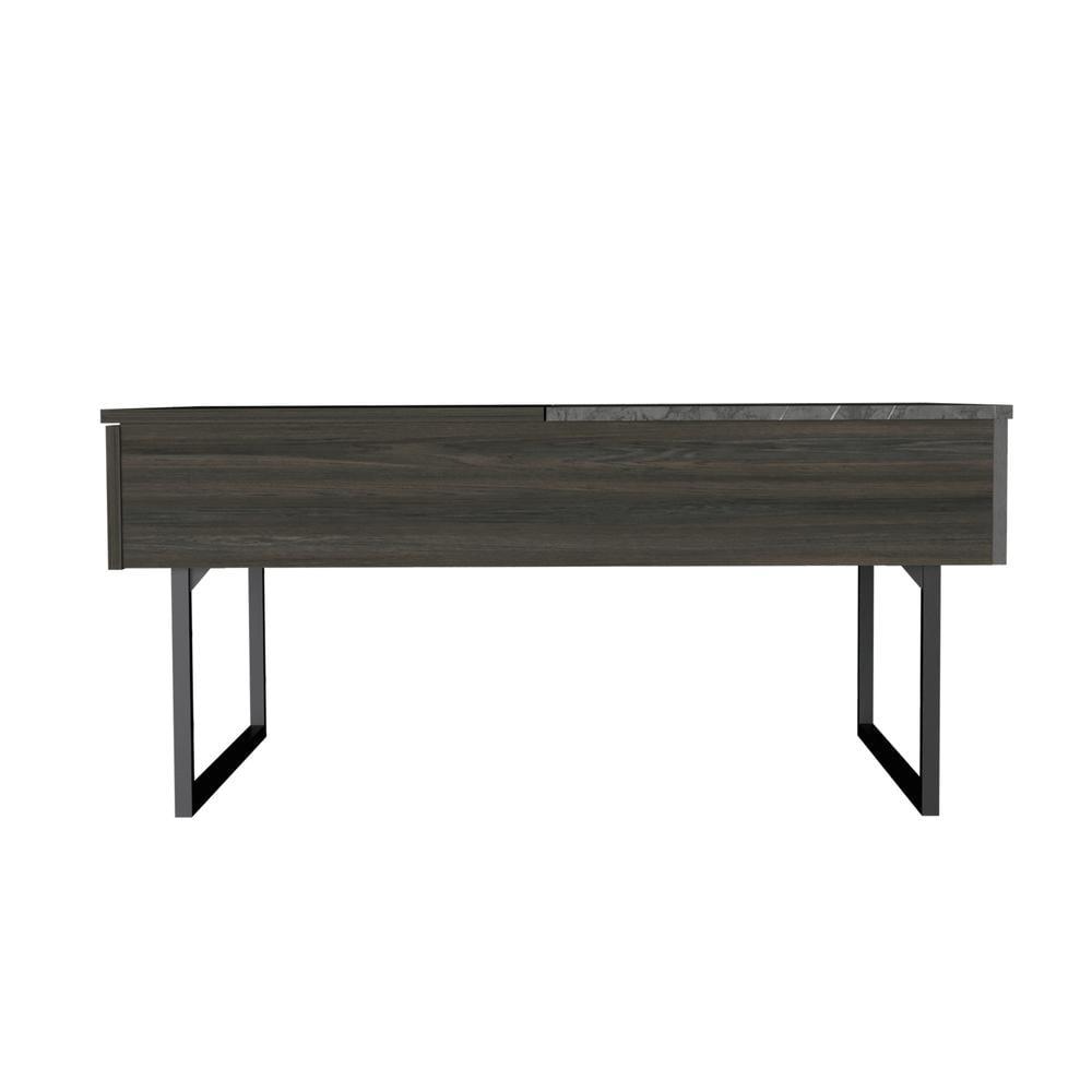 FM FURNITURE LLC Georgetown Lift Top Coffee Table ,Carbon Espresso / Onyx