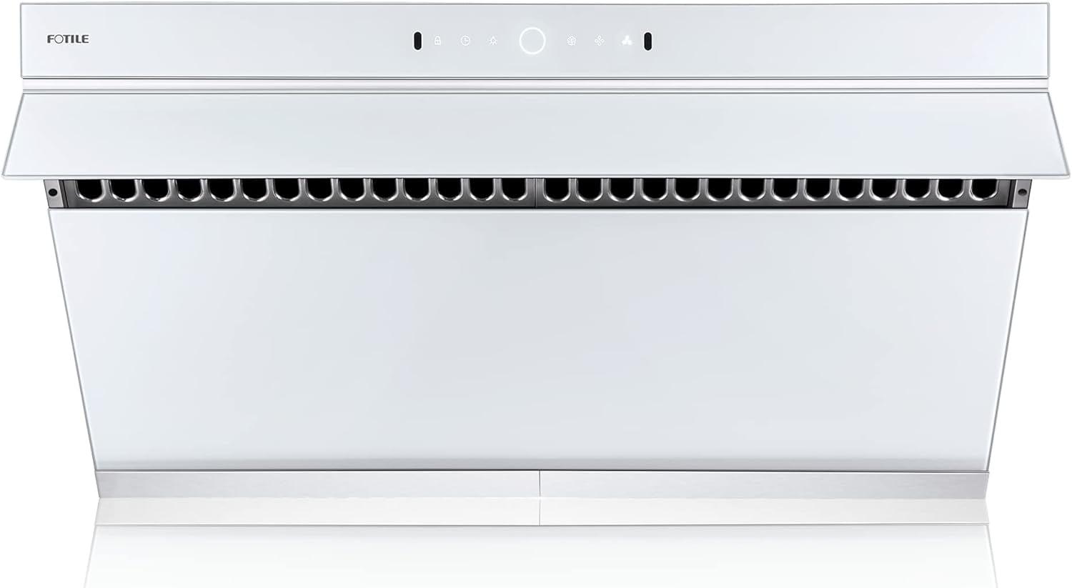 FOTILE White Glass 36" Under-Cabinet Range Hood with Motion Activation