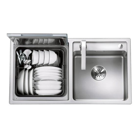 FOTILE Left Orientation, 2-In-1 In Sink Dishwasher 18-in Top Control Built-In Dishwasher, 57.8-dBA Standard Sound Level