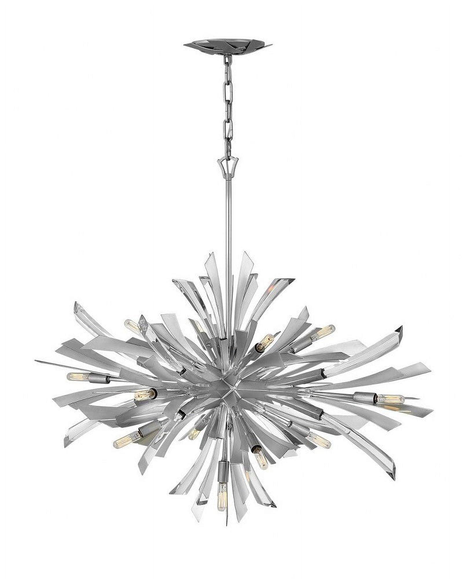 Vida 13 - Light Fabric Dimmable Sputnik Sphere Chandelier