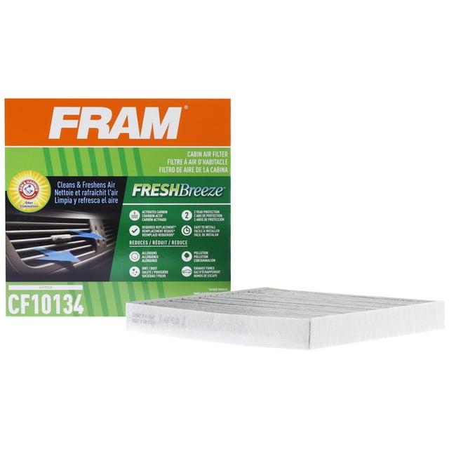 FRAM Fresh Breeze Cabin Air Filter, CF10134 Fits select: 2007-2016 HONDA CR-V, 2006-2015 HONDA CIVIC