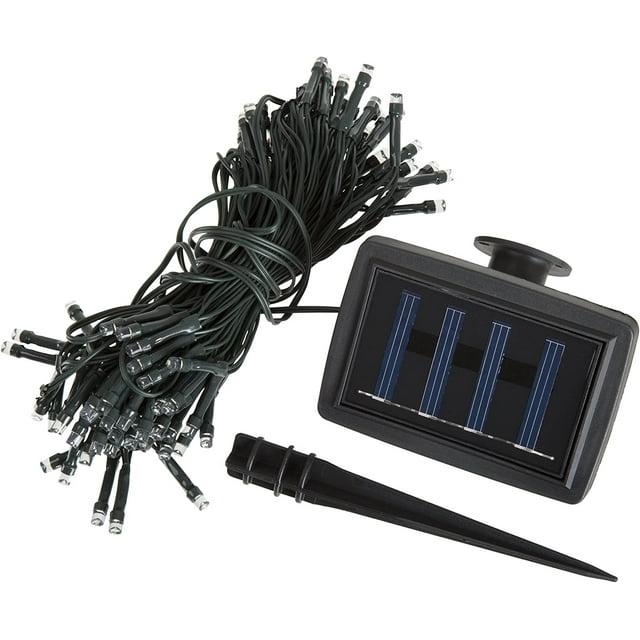 Pure Garden 39-Foot Solar Powered LED String Lights with 100 White Bulbs