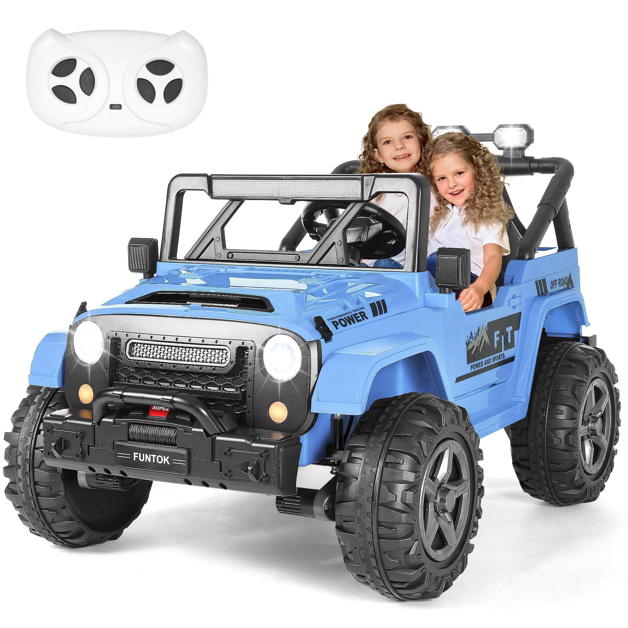 Blue 24V 2-Seater Kids Ride-On UTV with Remote Control