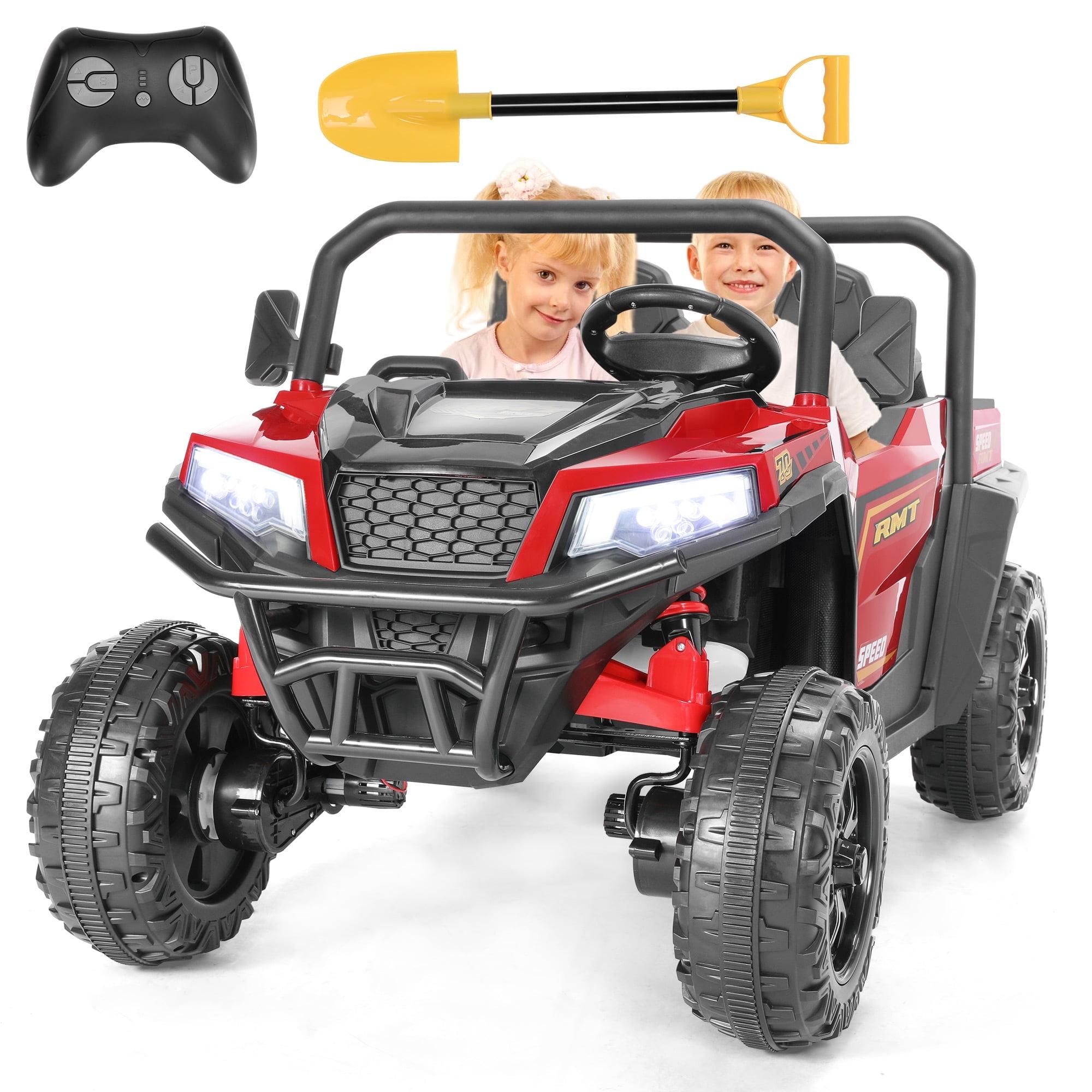 Red 24V 2-Seater Kids Electric UTV with Remote Control