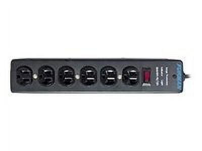 Furman 6-Outlet Black Steel Power Strip with 15 ft Cord