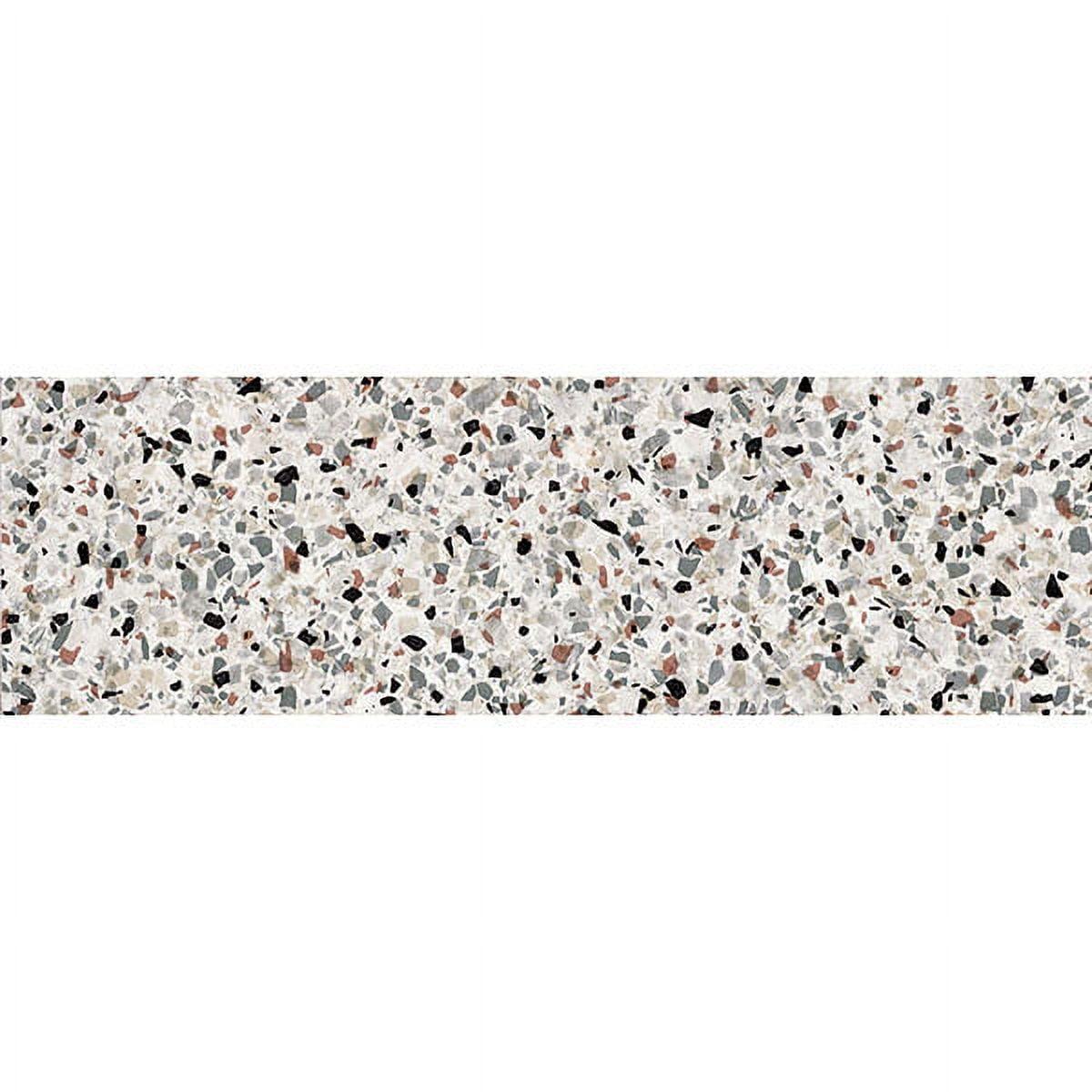 Terrazzo Marble Self-Adhesive Vinyl Wall Decal Set, 157.48" x 26.57"