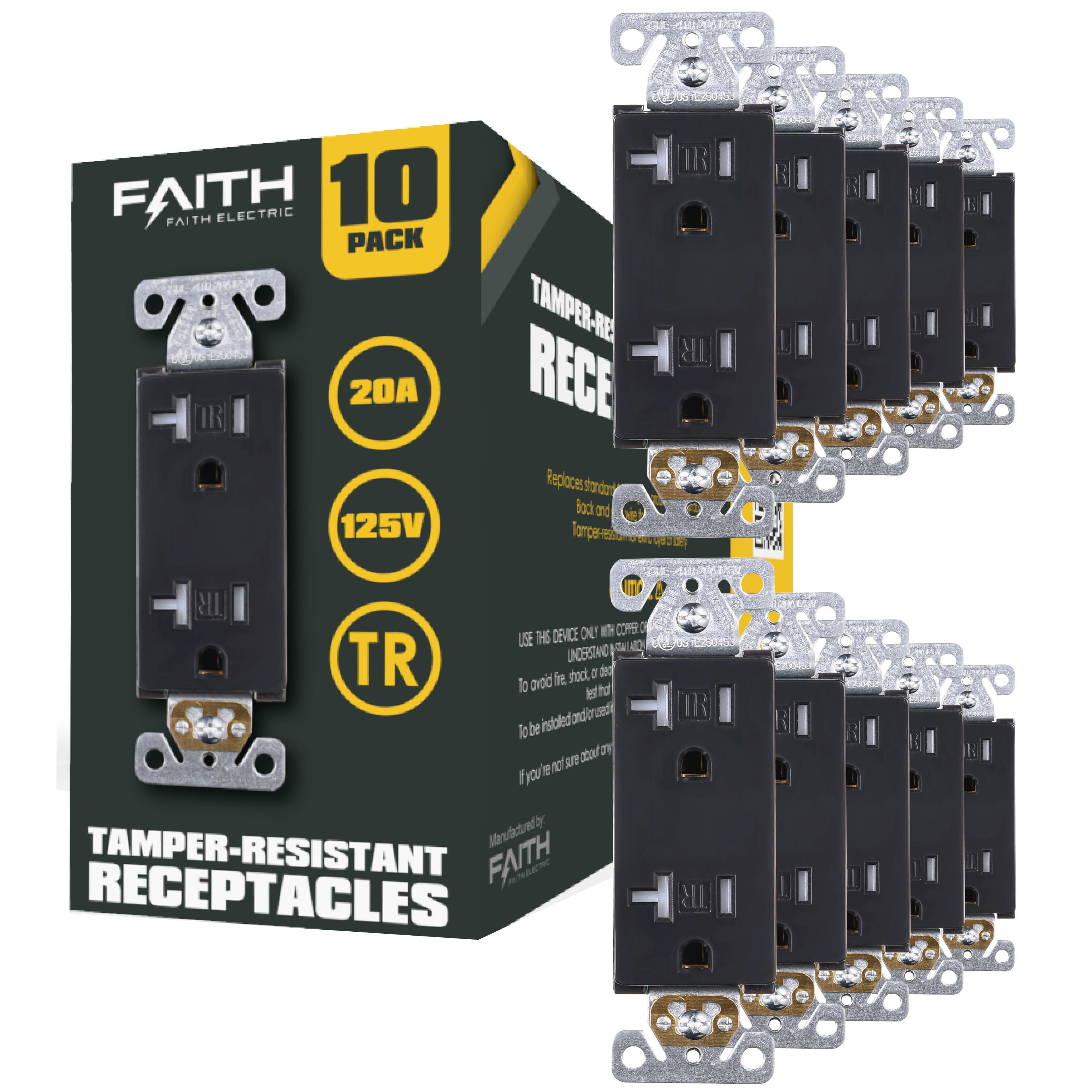 20 Tamper Resistant Decorator Outlet