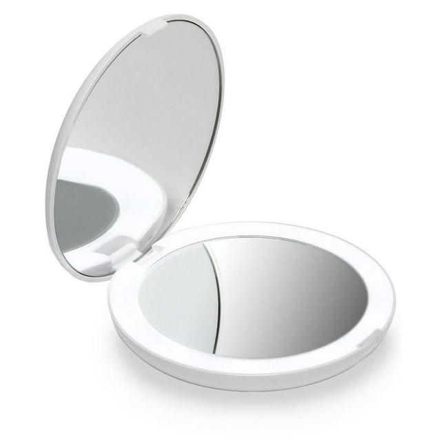 Fancii Modern Lighted Magnifying Compact Mirror