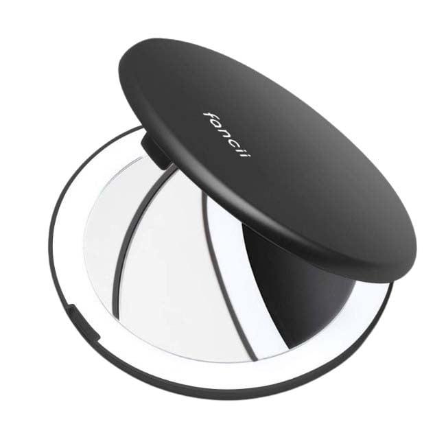 Modern Lighted Magnifying Compact Mirror