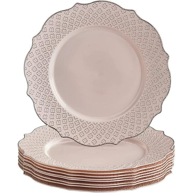 Silver Spoons Disposable Dessert Plate