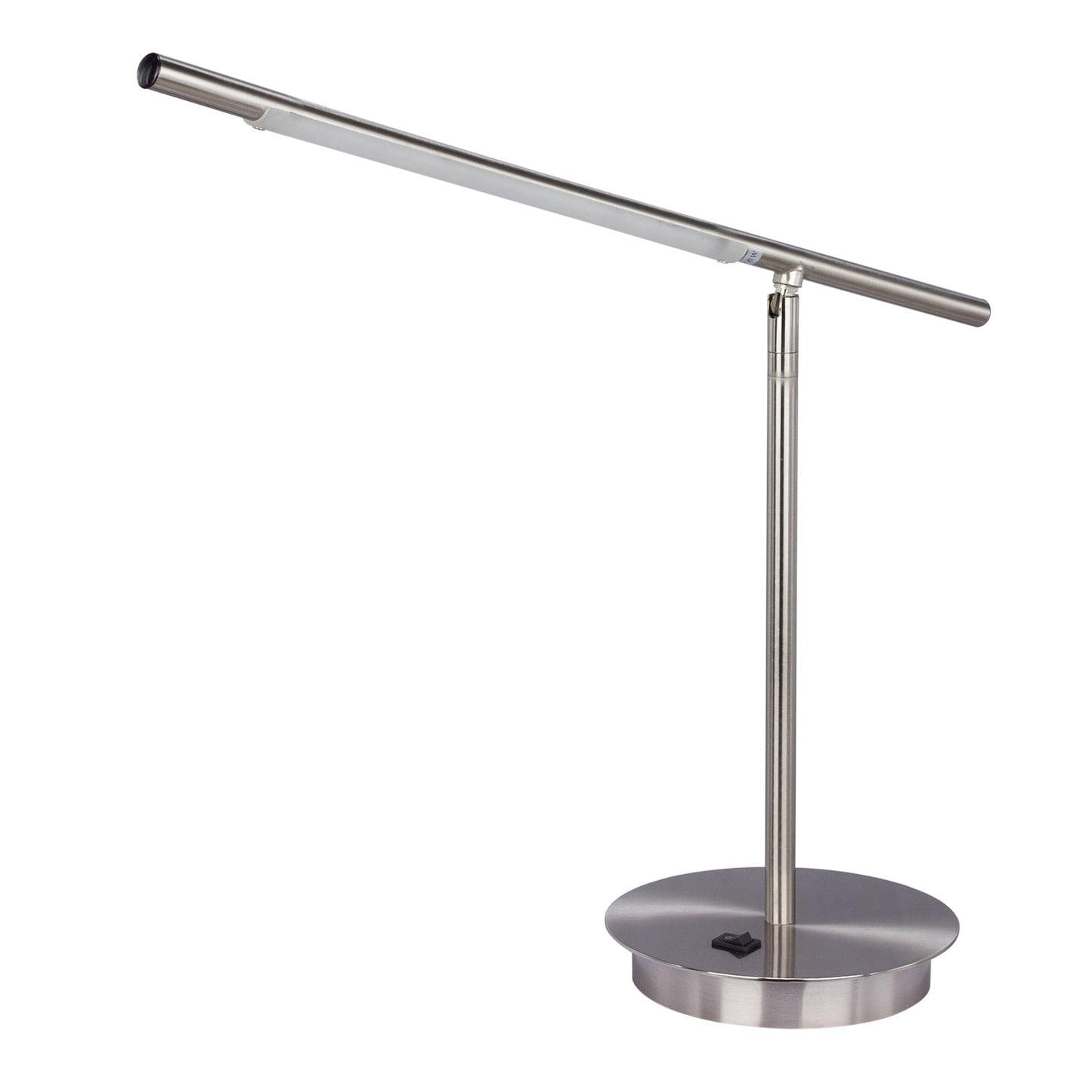 Fangio Lighting Metal Satin Chrome 24.5-inch Table Lamp