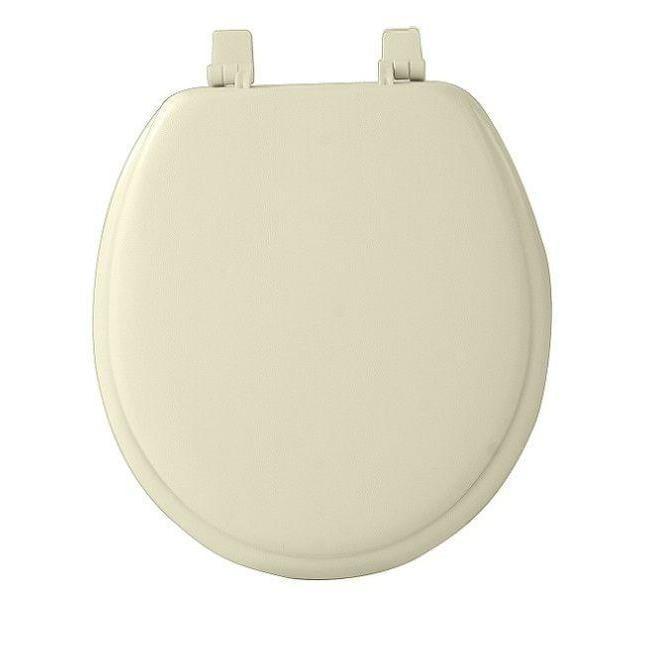 Fantasia 17 Inch Bone Soft Vinyl Toilet Seat