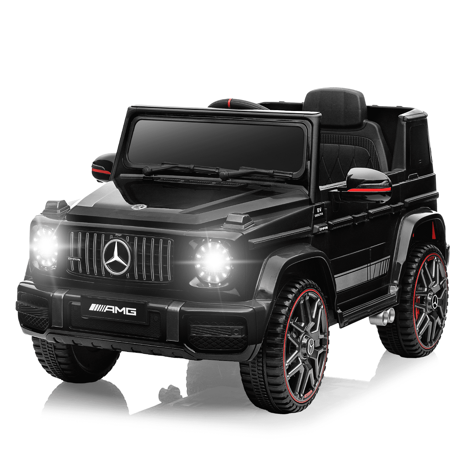 Black 12V Licensed Mercedes-Benz G63 Kids Ride-On SUV