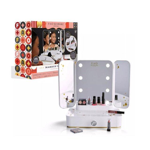FAO Schwarz Makeup Vanity Mirror Set