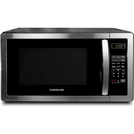 Farberware Farberware Classic Countertop Microwave Oven, 1.1 Cubic Feet cu. ft., 1000 watts, with Child Lock FMO11AHTBKB