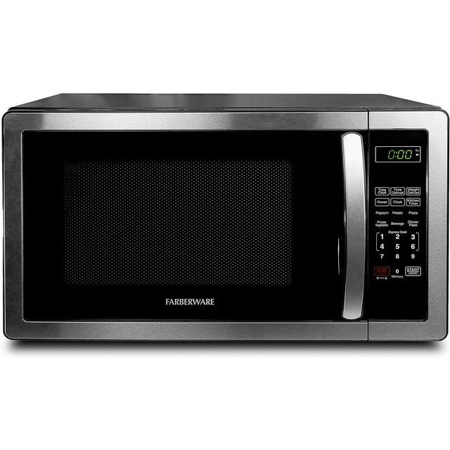 Farberware Farberware Classic Countertop Microwave Oven, 1.1 Cubic Feet cu. ft., 1000 watts, with Child Lock FMO11AHTBKB