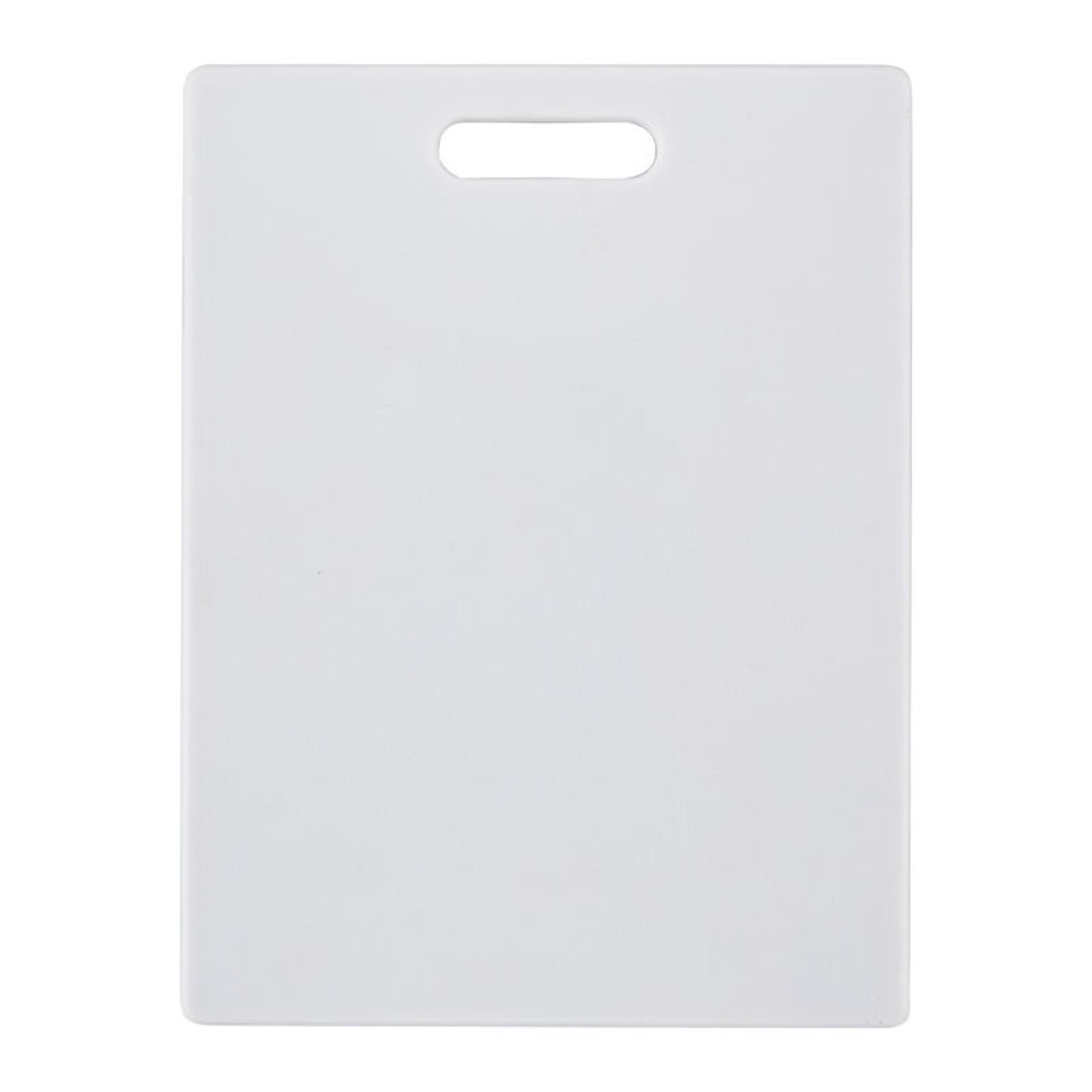 White 11-inch x 14-inch Polypropylene Cutting Board