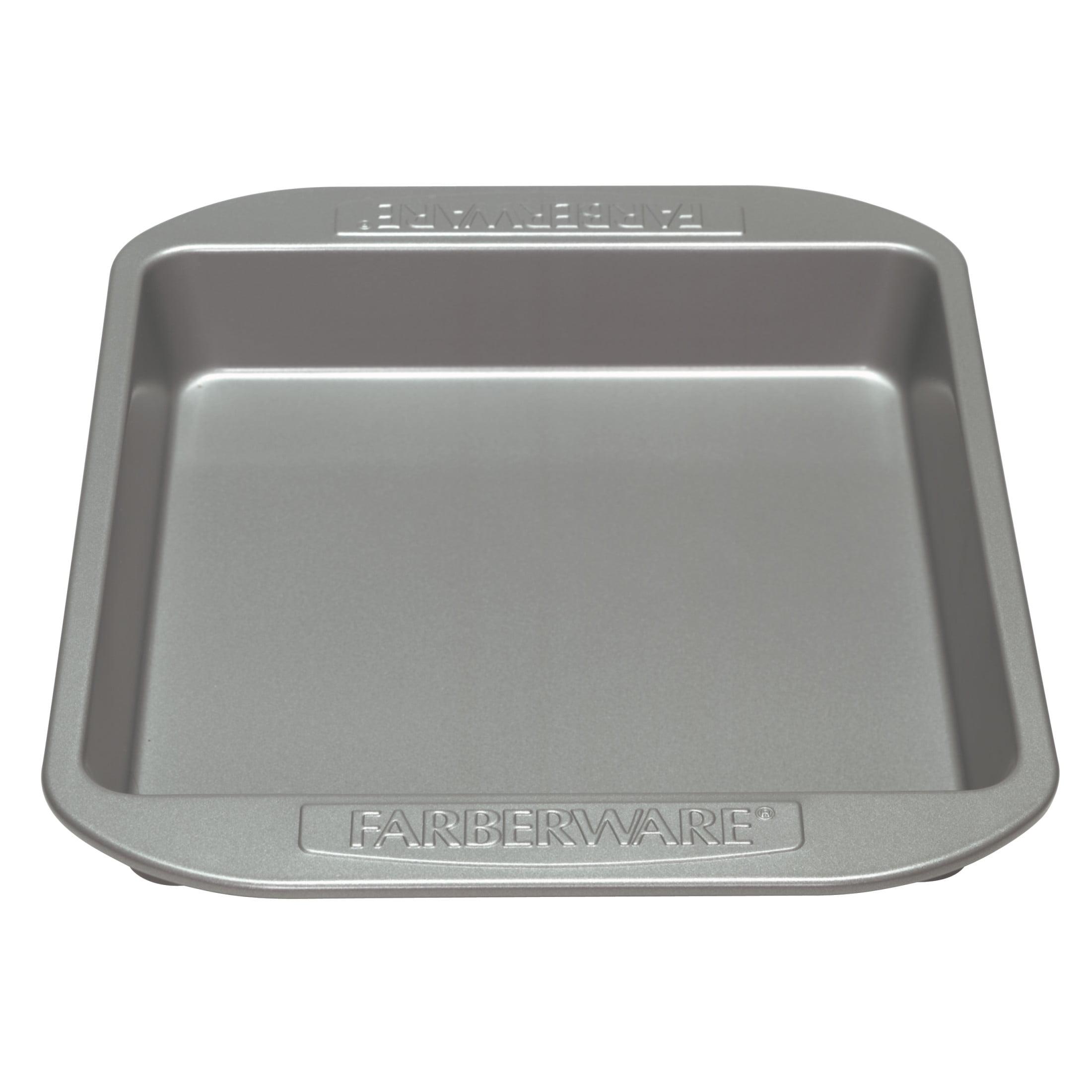 Farberware 9-Inch Gray Nonstick Square Cake Pan