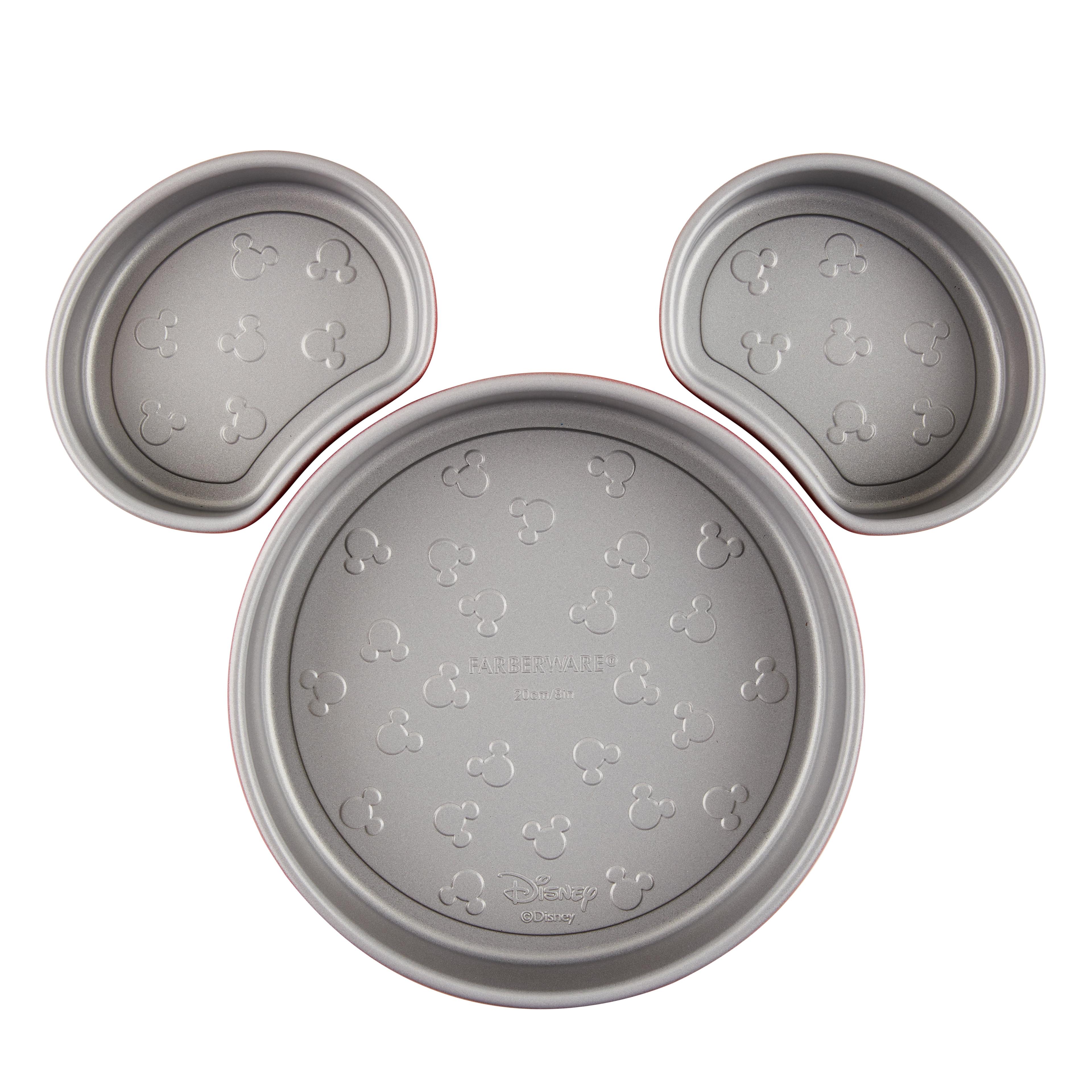 Farberware Red Nonstick 3-Piece Mickey Mouse Cake Pan Set