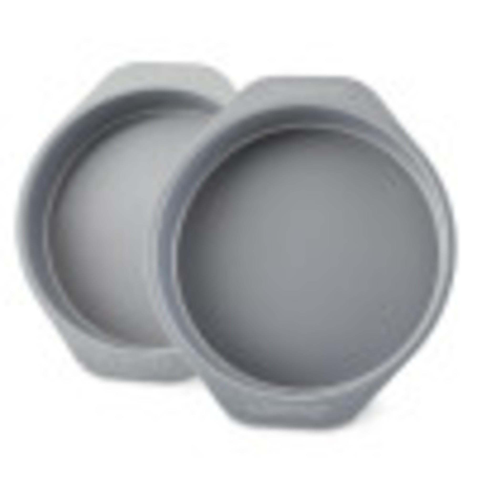 Gray Nonstick Insulated Round Cake Pan Set, 8-Inch, 2-Piece