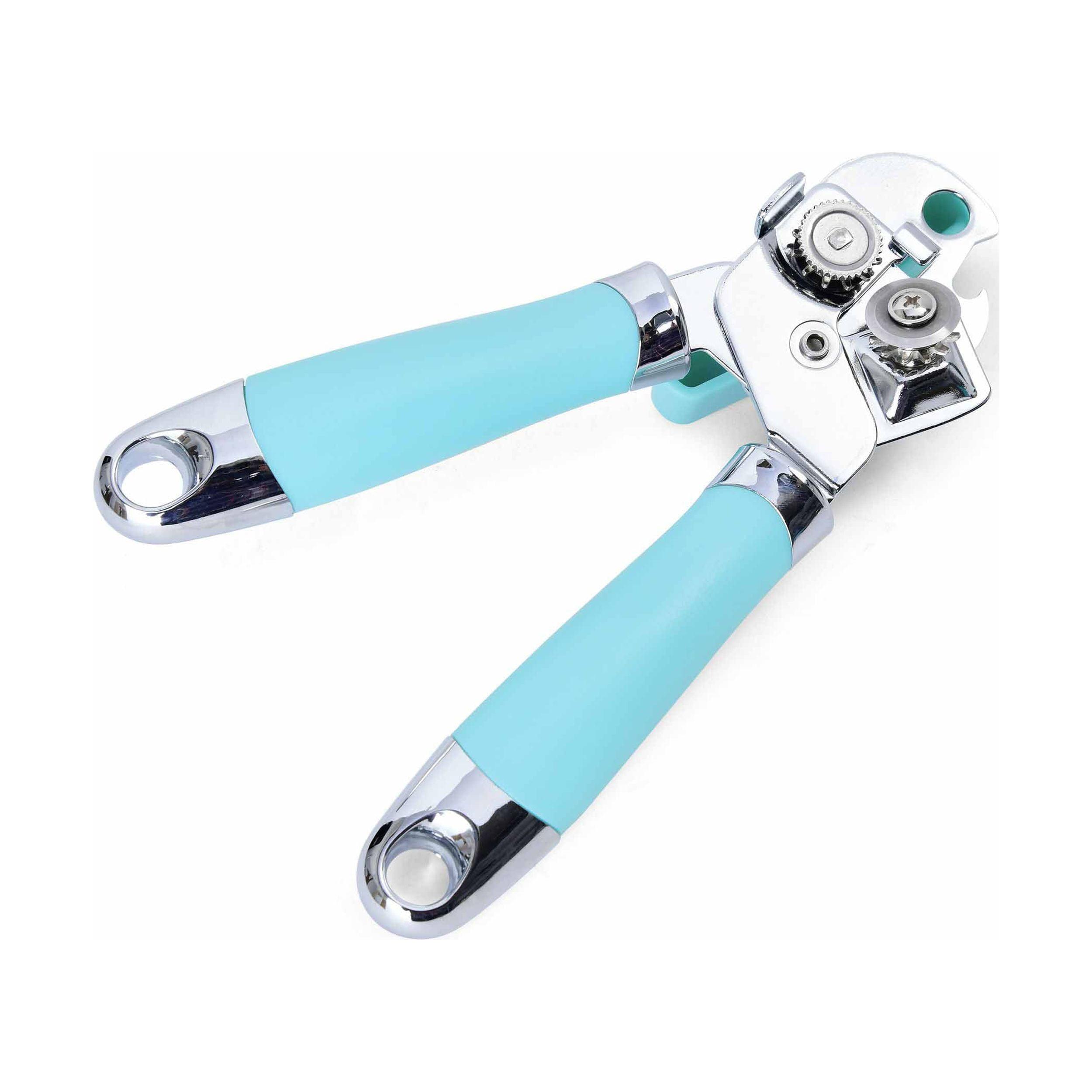 Aqua Sky Stainless Steel Can Opener with Ergonomic Handle