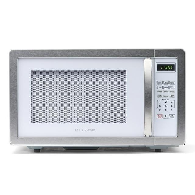 Farberware Farberware Classic Countertop Microwave Oven, 1.1 Cubic Feet cu. ft., 1000 watts, with Child Lock FMO11AHTPLB