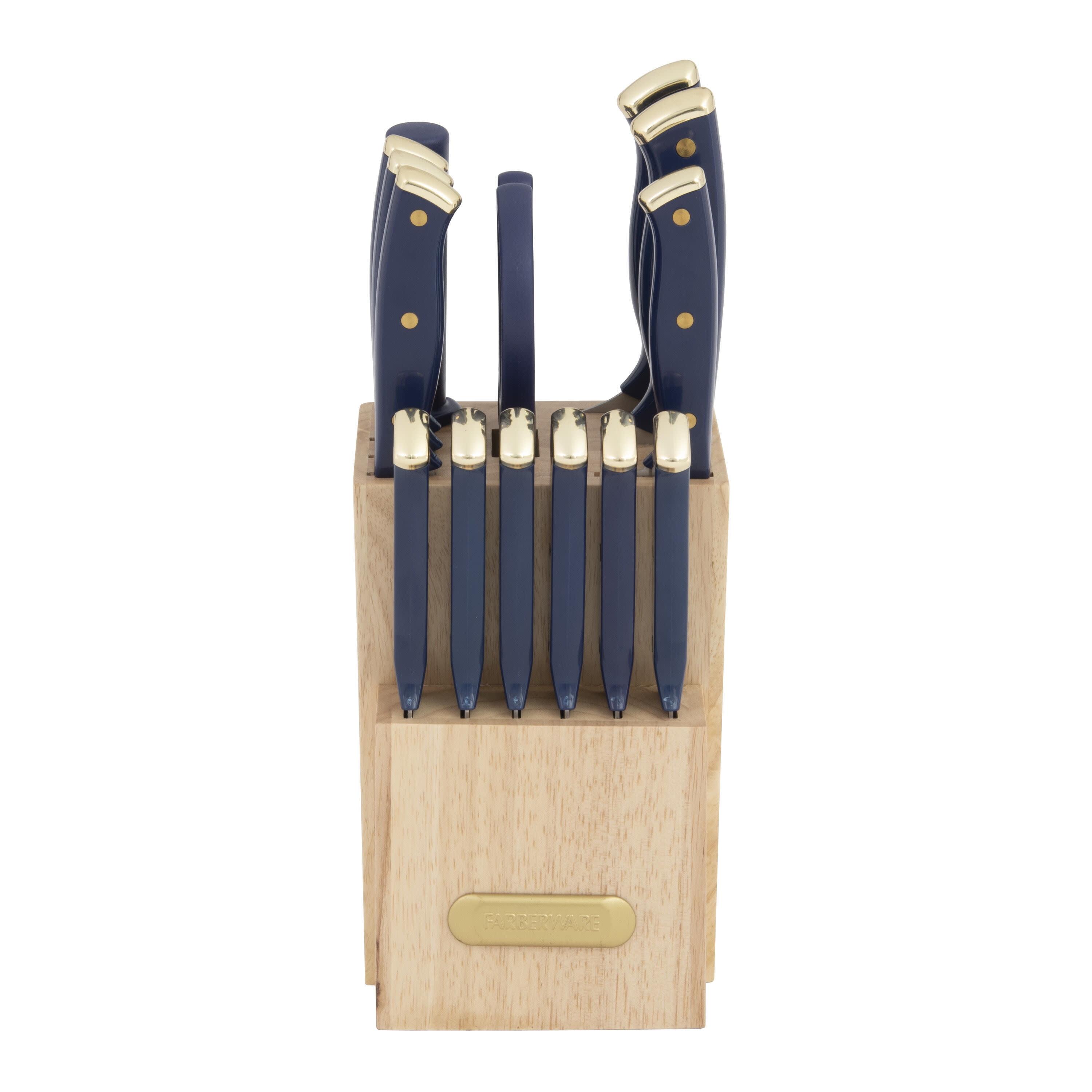 Farberware Farberware 15-Piece Triple Riveted Knife Block Set