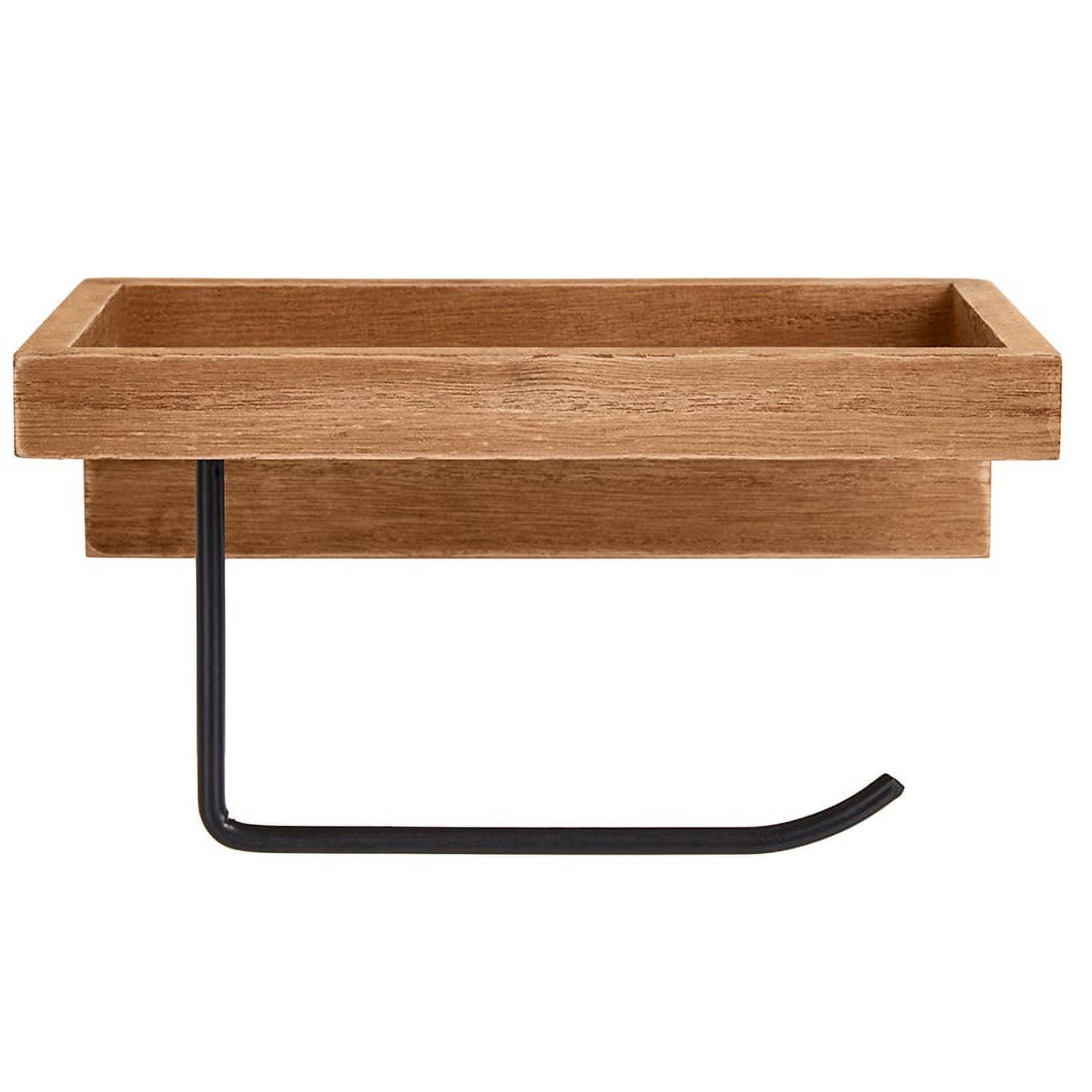 The Lakeside Collection Farmhouse Bathroom Collection - Toilet Tissue Holder Natural