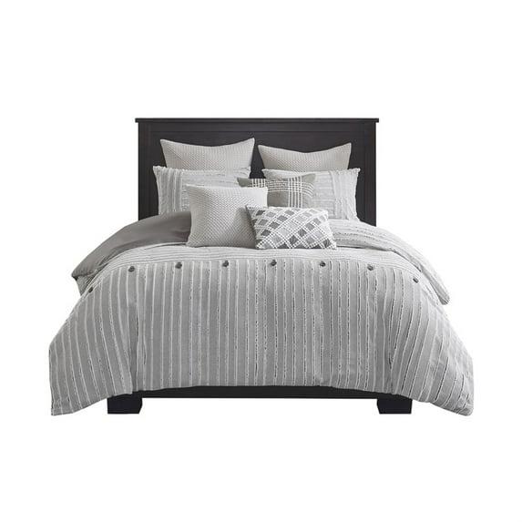 Madison Park Signature Madison Park Signature Essence Oversized Cotton Clipped Jacquard Comforter Set