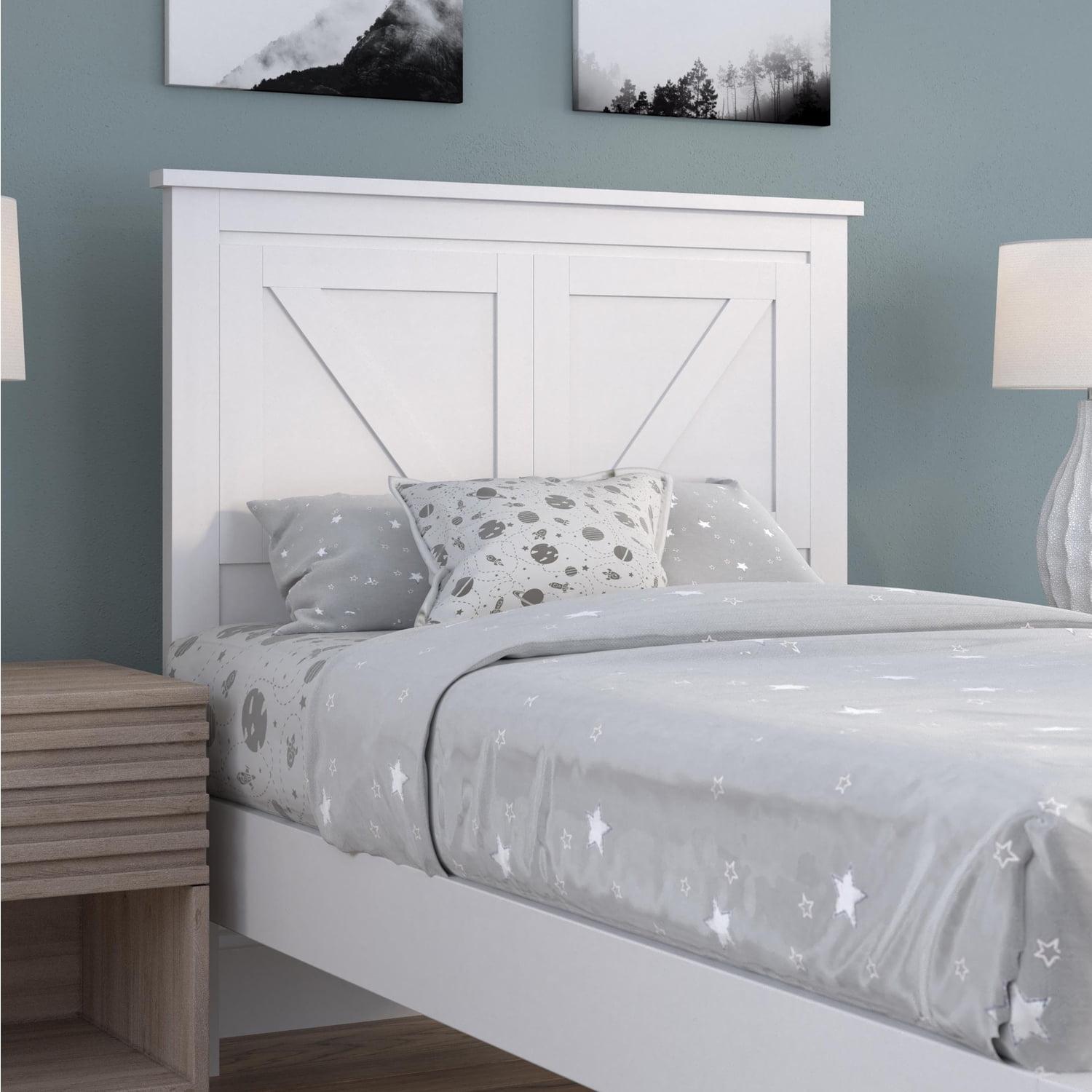 Glenwillow Home Farmhouse Style Wood Panel Headboard