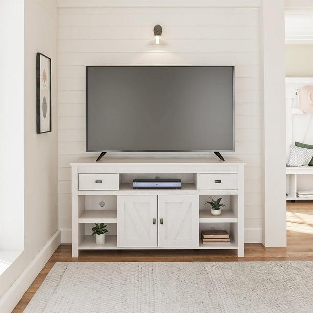 Farmington TV Stand for TVs up to 60", Ivory Oak