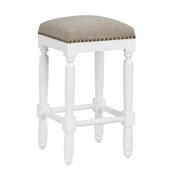 Comfort Pointe Farmington Counter Height Barstool White