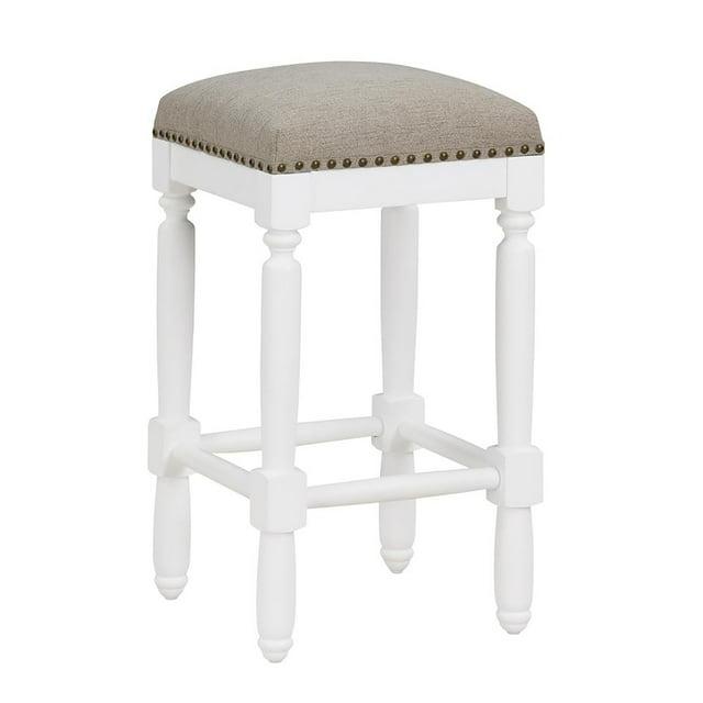 Comfort Pointe Farmington Counter Height Barstool White