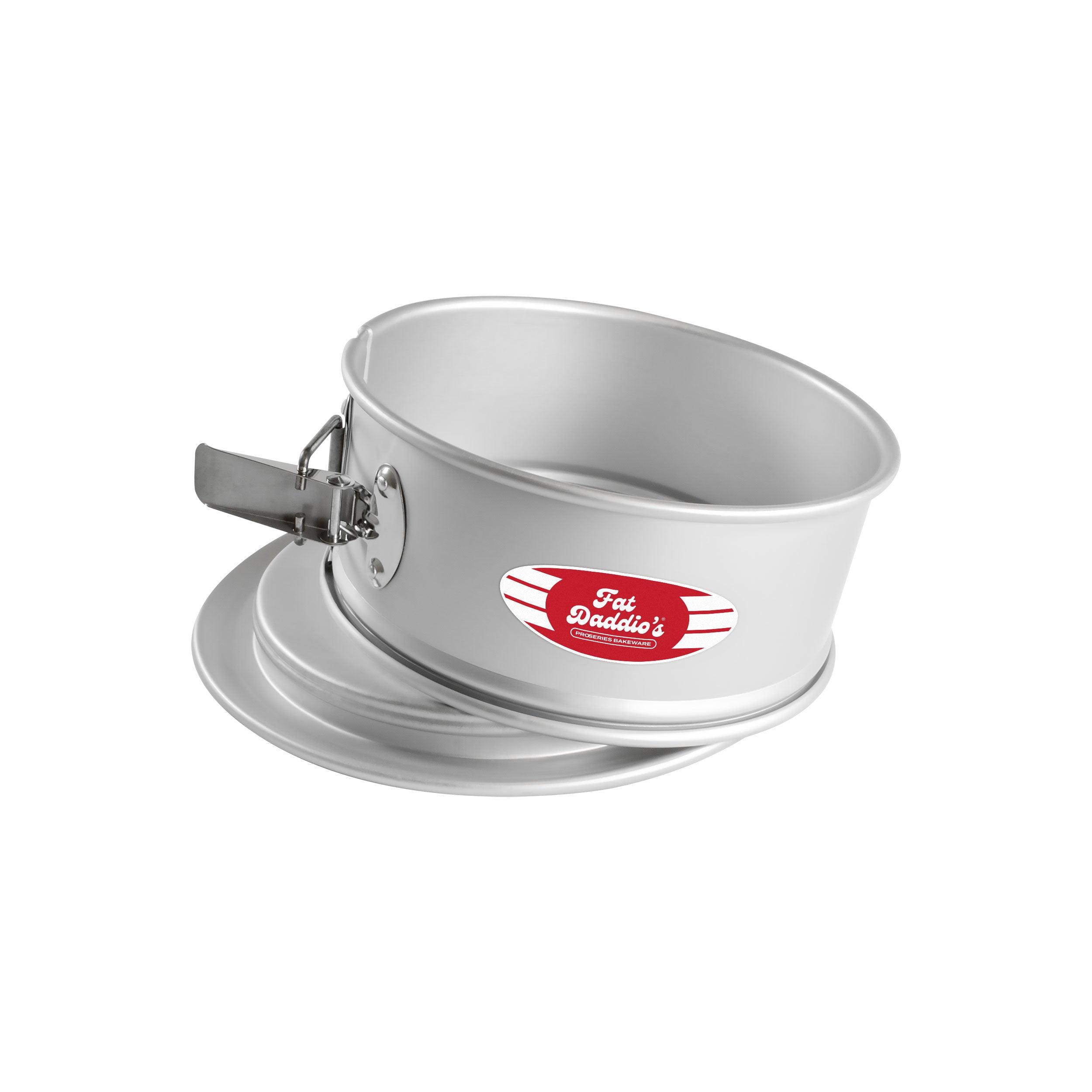 9-Inch Silver Aluminum Non-Stick Springform Pan