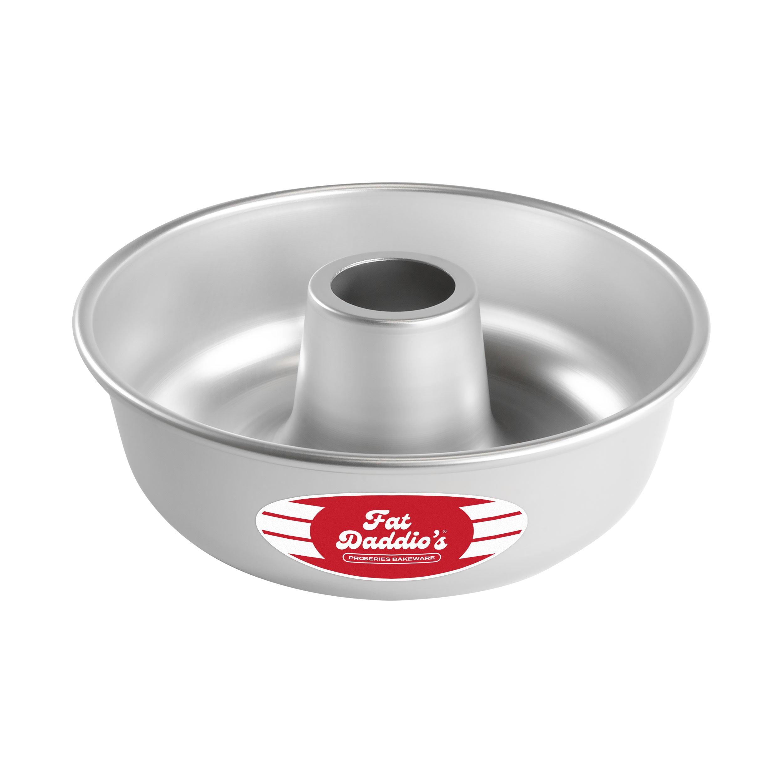 Fat Daddio's RMP-9 Anodized Aluminum Ring Mold Pan, 9 x 2 3/4 inch, Silver
