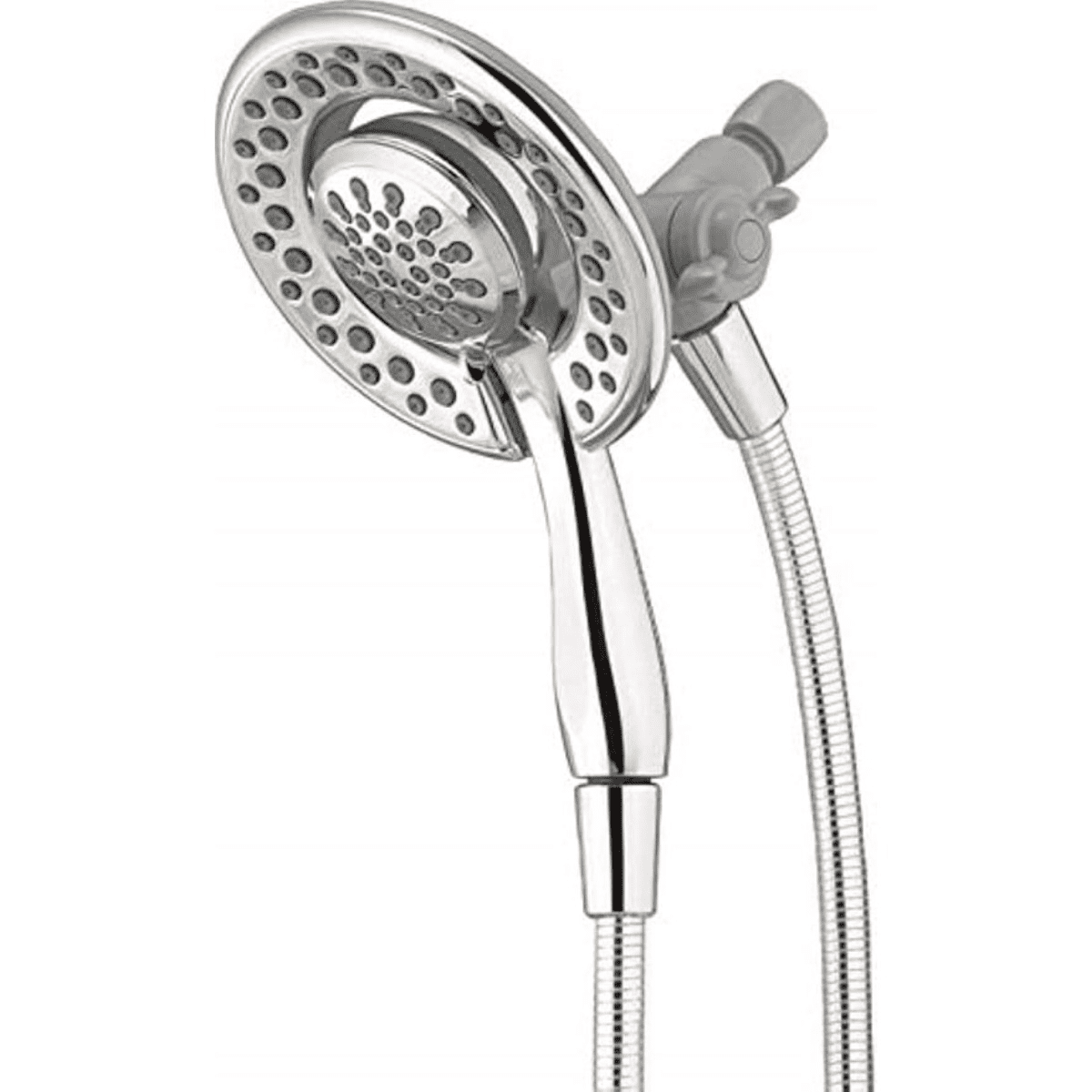 In2ition 2-in-1 Dual Hand Held Shower Head, 3-Spray Detachable Round Shower Head 1.75 GPM